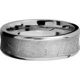 Lashbrook Cobalt Chrome Meteorite 7mm Men's Wedding Band - CC7CB15_METEORITE+POLISH photo3