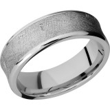 Lashbrook Cobalt Chrome Meteorite 7mm Men's Wedding Band - CC7CB15_METEORITE+POLISH photo