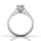 Martin Flyer 18k White Gold FlyerFit Engagement Ring photo3