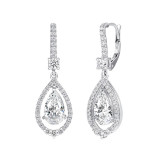 Uneek Pear Shaped Diamond Earrings - LVE941 photo