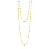 Freida Rothman Pearl 40" Layer Necklace In 14K Gold - TPYZFPN12-40 photo