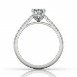 Martin Flyer 18k White Gold FlyerFit Engagement Ring photo4