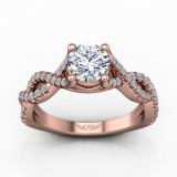 Martin Flyer 14k Rose Gold FlyerFit Engagement Ring photo2