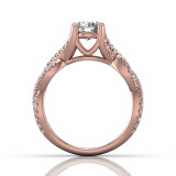 Martin Flyer 14k Rose Gold FlyerFit Engagement Ring photo3