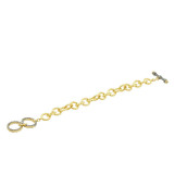 Freida Rothman Signature Two Tone Chain Bracelet - YRZ070383B photo