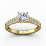 Martin Flyer 18k Yellow Gold FlyerFit Engagement Ring photo2