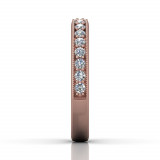 Martin Flyer 14k Rose Gold FlyerFit Wedding Band photo4