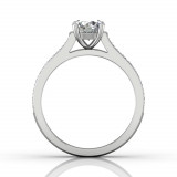 Martin Flyer 14k White Gold FlyerFit Engagement Ring photo3