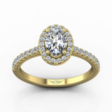 Martin Flyer 14k Yellow Gold FlyerFit Engagement Ring photo2