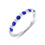 Uneek Blue Sapphire Diamond Fashion Ring - LVBMI2062S photo
