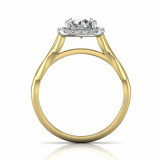 Martin Flyer Two Tone 18k Gold FlyerFit Engagement Ring photo3