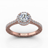 Martin Flyer 18k Rose Gold FlyerFit Engagement Ring photo2