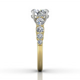 Martin Flyer Two Tone 14k Gold FlyerFit Engagement Ring photo5