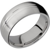 Lashbrook Titanium 8mm Men's Wedding Band - 8DD+POLISH_SATIN photo