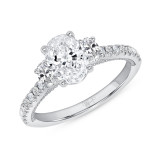 Uneek Us Collection Oval Diamond Engagement Ring - SWUS307-8X5.8OV photo