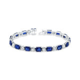 Uneek Blue Sapphire Diamond Bracelet - BR3001ECU photo