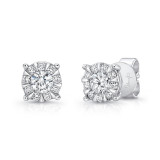 Uneek Stud Diamond Earrings - LVE694RD-6.5RD photo