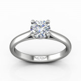 Martin Flyer 18k White Gold FlyerFit Engagement Ring photo2