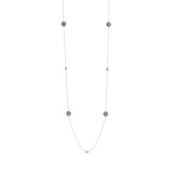 Freida Rothman Pave Disc 36" Station Necklace - PRZ070433B-36 photo