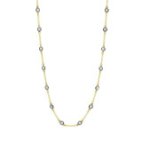 Freida Rothman Mini Bezel Stone Necklace - LMYKZN12-16E photo