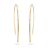 Doves Diamond Fashion 18k Yellow Gold Diamond Earrings - E9730 photo