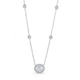 Uneek Oval Diamond Pendant - LVN651 photo