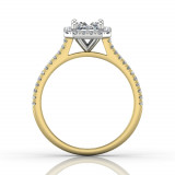 Martin Flyer Two Tone 18k Gold FlyerFit Engagement Ring photo3