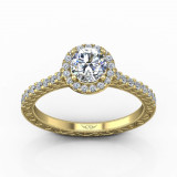 Martin Flyer 14k Yellow Gold FlyerFit Engagement Ring photo2