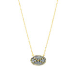 Freida Rothman Criss Cross Pave Pendant - CDYKZN11-16E photo