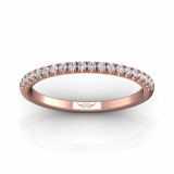 Martin Flyer 14k Rose Gold FlyerFit Wedding Band photo2