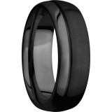 Lashbrook Black Zirconium 7mm Men's Wedding Band - Z7D1.5OC+BEAD_POLISH photo2