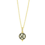 Freida Rothman Rose D'Or Small Pendant Necklace - RDYKZGN17-16E photo