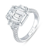 Uneek Signature Diamond Engagement Ring - R070EMU photo