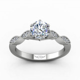 Martin Flyer 18k White Gold FlyerFit Engagement Ring photo