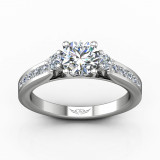 Martin Flyer 18k White Gold FlyerFit Engagement Ring photo2