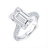 Uneek Signature Diamond Engagement Ring - R062EMU photo