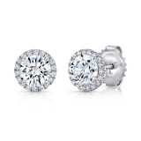 Uneek Stud Diamond Earrings - LVE691RD-5.5RD photo