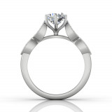 Martin Flyer Platinum FlyerFit Engagement Ring photo3