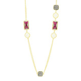 Freida Rothman Rouge Station Necklace - RDYKZMN25-36 photo