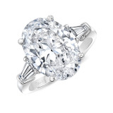 Uneek Oval White Diamond Engagement Ring - LVS1070OV photo