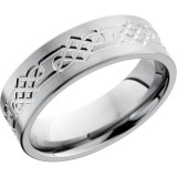 Lashbrook Titanium 7mm Men's Wedding Band - 7FCELTICLOOP+SATIN photo