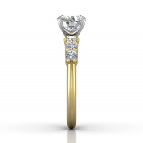 Martin Flyer Two Tone 14k Gold FlyerFit Engagement Ring photo4