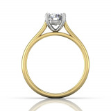 Martin Flyer Two Tone 14k Gold FlyerFit Engagement Ring photo3