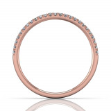 Martin Flyer 14k Rose Gold FlyerFit Wedding Band photo3