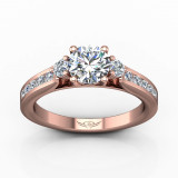 Martin Flyer 18k Rose Gold FlyerFit Engagement Ring photo2