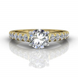 Martin Flyer Two Tone 14k Gold FlyerFit Engagement Ring photo