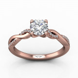 Martin Flyer 18k Rose Gold FlyerFit Engagement Ring photo2