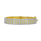 Freida Rothman Illuminating Wide Hinge Bangle - RNPYZB23-H photo