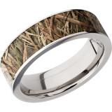 Lashbrook Titanium 7mm Men's Wedding Band - 7F16_MOCSG+POLISH photo