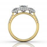 Martin Flyer Two Tone 14k Gold FlyerFit Engagement Ring photo3